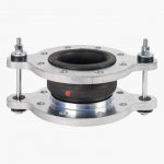 DN125 (5″) Elaflex RedSpot EPDM Tied Rubber Bellows - Length 130 mm