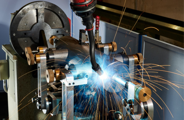 Low Loss Header Robot Welding