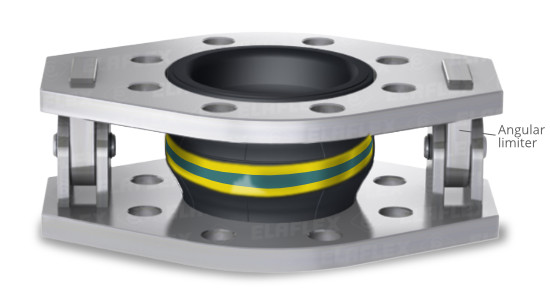 Elaflex YellowSteel HNBR Angular Restraint Bellows
