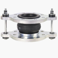 DN100 (4″) Elaflex BlackBand Chloroprene Tied Rubber Bellows - Length 130 mm