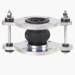 DN65 (2½″) Elaflex BlackBand Chloroprene Tied Rubber Bellows - Length 130 mm