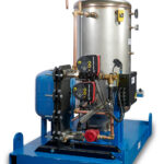 PhexStore skid-mounted DHW Hot Water Solution - showing PhexPak packaged plate heat exchanger